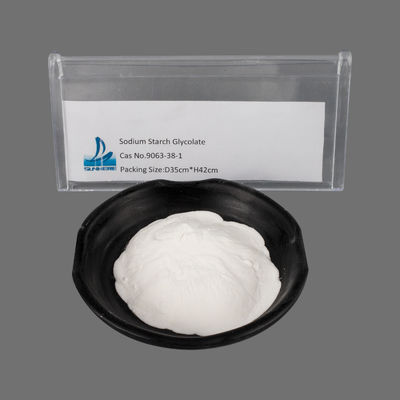 25 kg poşet Gıda kalitesi Sodyum Nişasta Glikolat Cas 9063-38-1 Uçucu olmayan toz